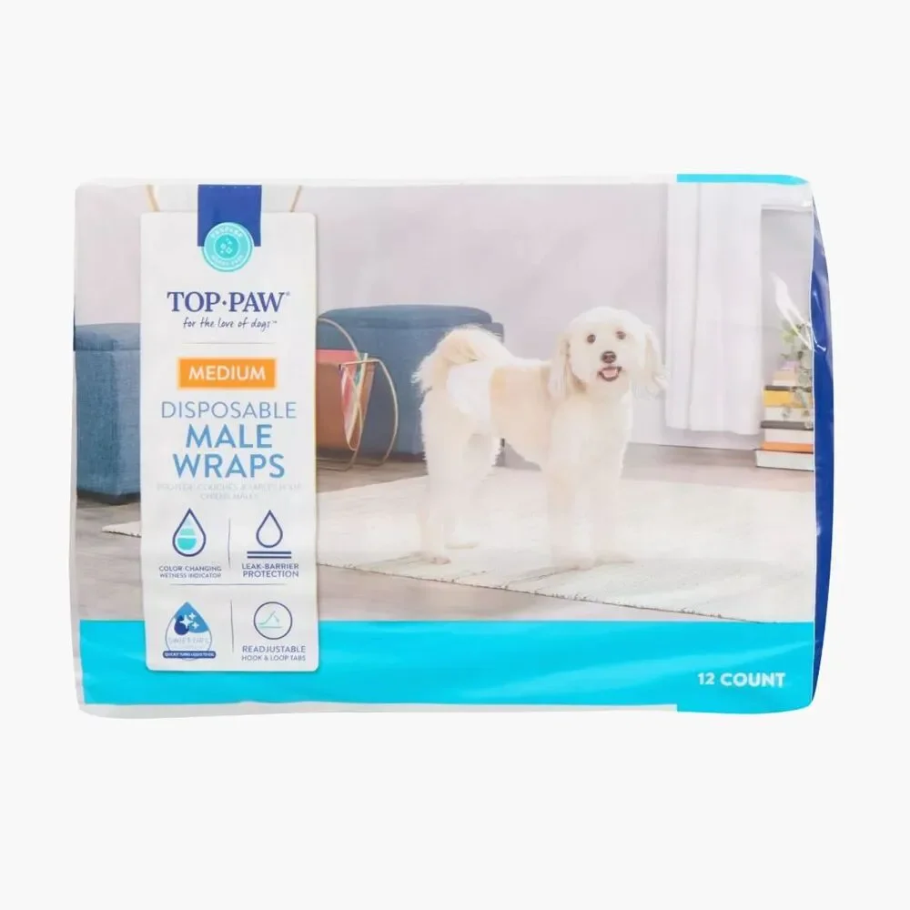 Male Doggie Diaper Disposable Wraps